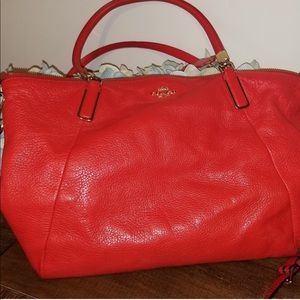 Coach Kelsey Pebble Leather Satchel Kelsey